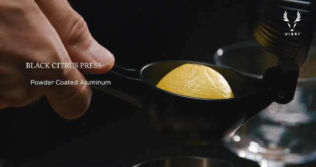 Amazon.com: Viski Black Citrus Press, Citrus Juicer, Lemon